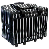 VIVACE Extra Large Sewing Machine Trolley - Black Stripes - 61 x 45 x 31cm